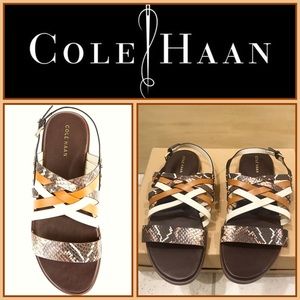 COLE HAAN- Francie Leather Sandal (NWT)